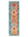 Maimana Kilim Runner - 208 × 62 cm (6'10" x 2'0")