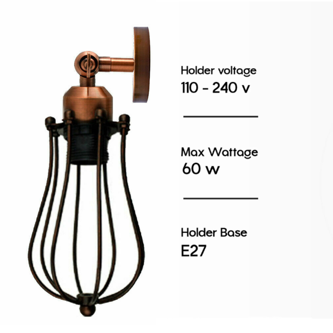 Vintage Industrial Sconce Lamps Modern Retro Wall Mounted Lights Lamp Fixture~2141